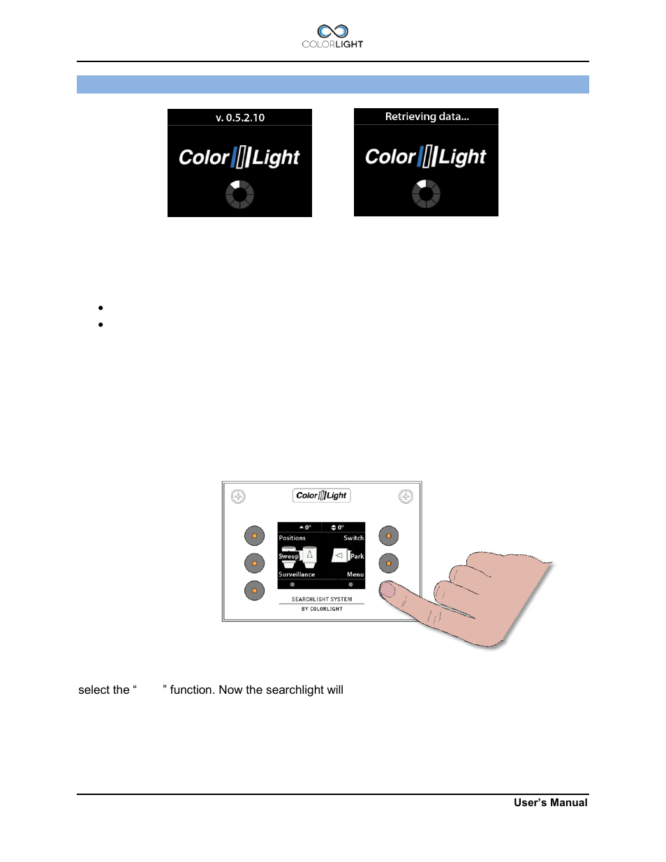 Actions after installation or power failure, Actions after installation or power failure 5 | Colorlight CL20 User Manual | Page 12 / 56