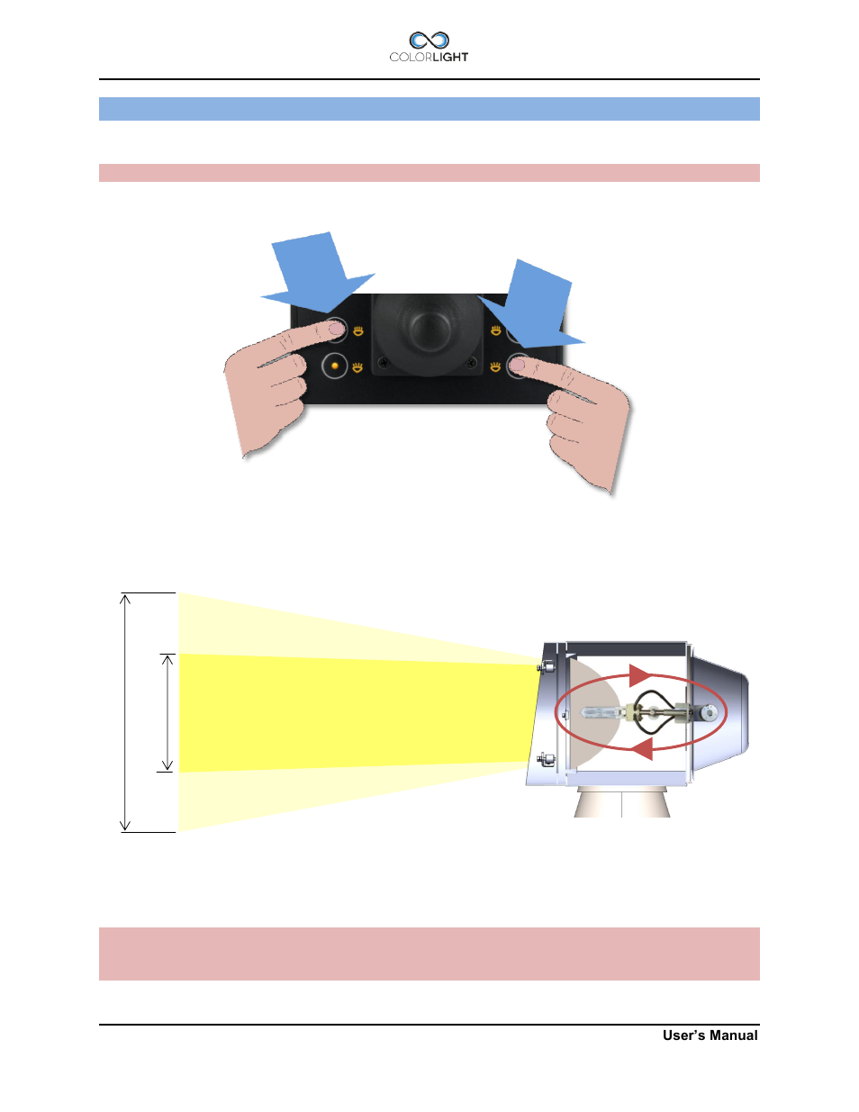 Focus, 1 type 1, continuous focus (standard), Type 1, continuous focus (standard) | 1 type 1, continuous focus, Focus 9. 9.1 type 1, continuous focus (standard) | Colorlight CL20 User Manual | Page 16 / 56