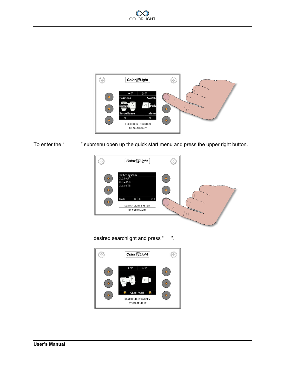 4 switch, Switch | Colorlight CL20 User Manual | Page 27 / 56