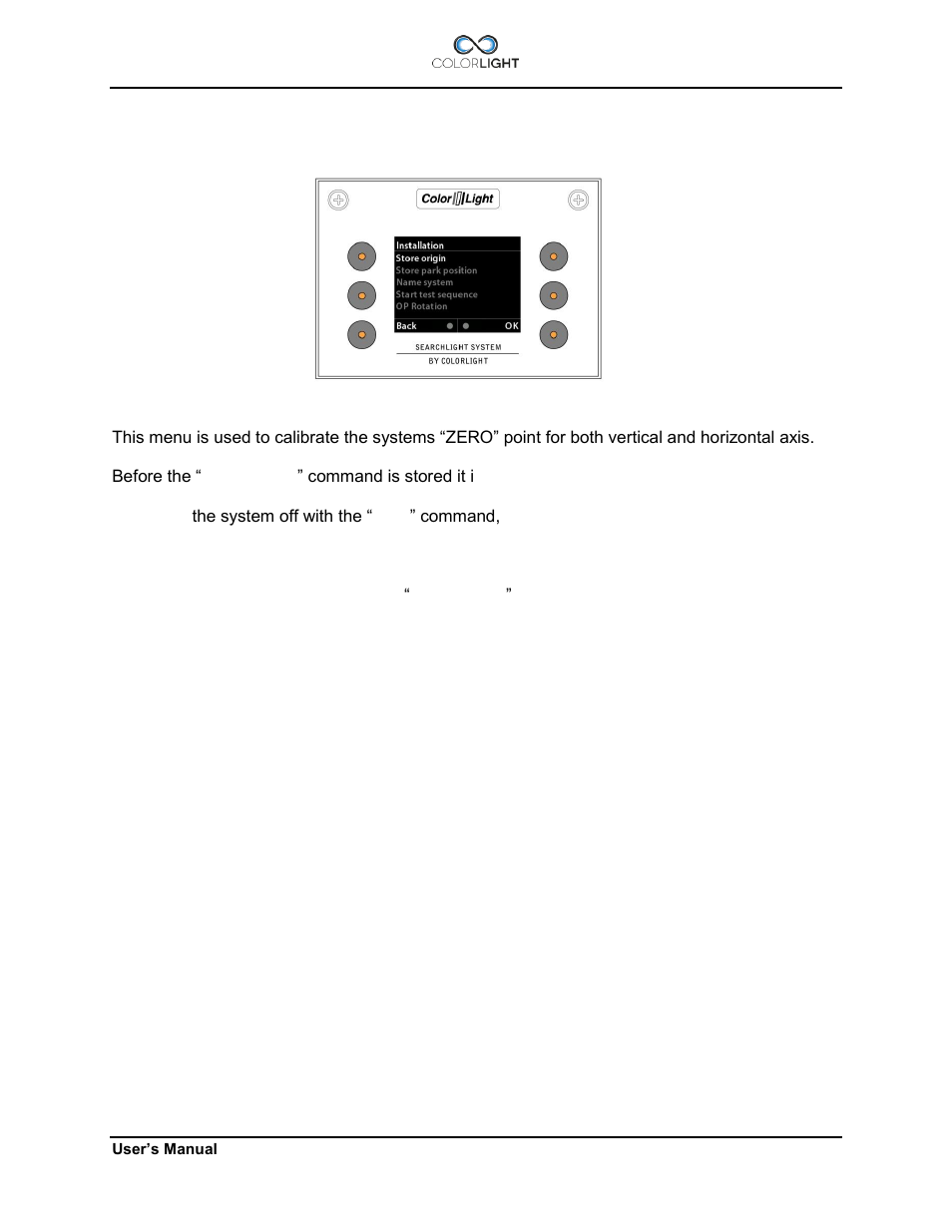 6 installation, 1 store origin, Installation | Store origin | Colorlight CL20 User Manual | Page 39 / 56