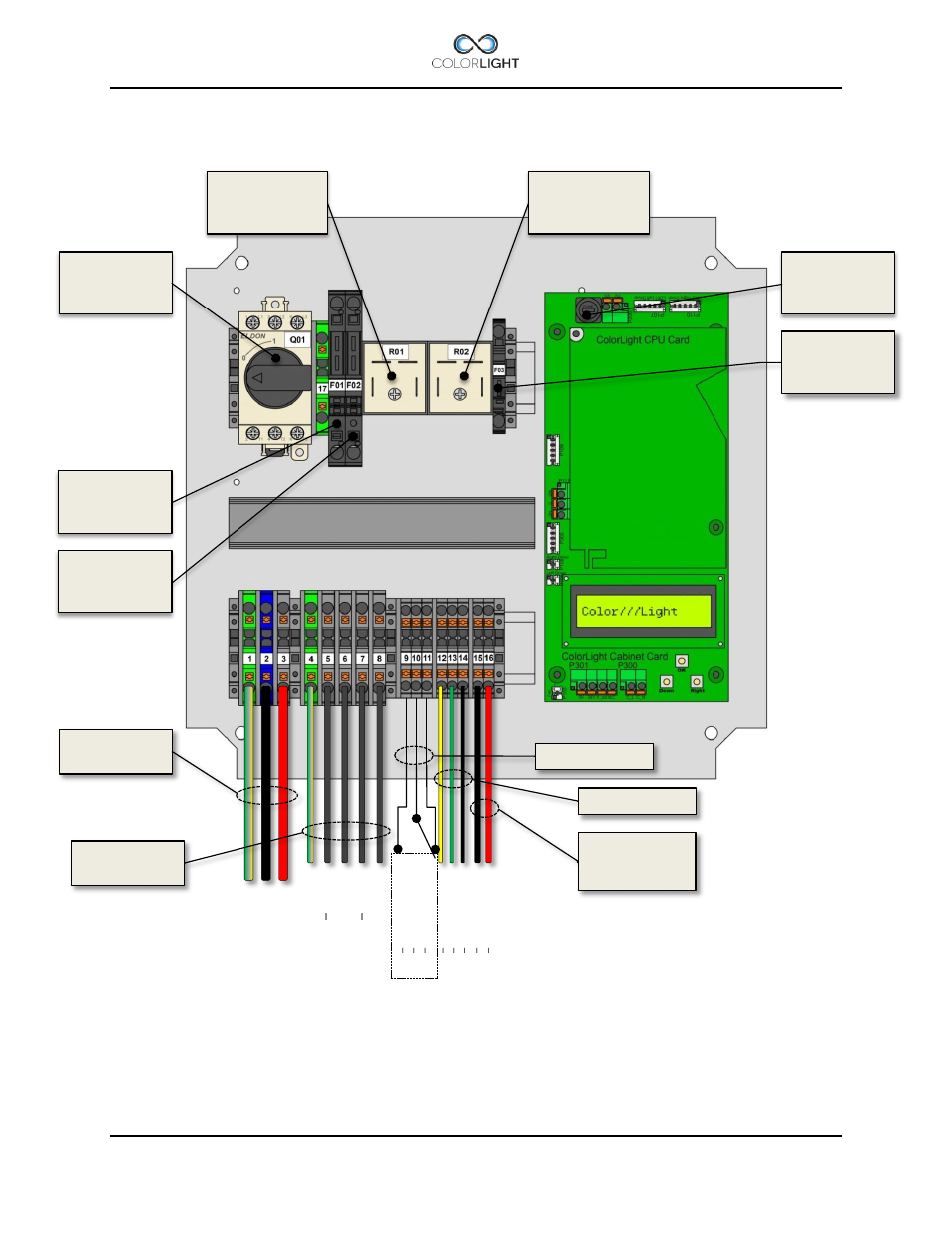 4 electrical-box overview (24vdc), Electrical-box overview (24vdc), Installation manual cl20 page 23 | Colorlight CL20 User Manual | Page 23 / 48