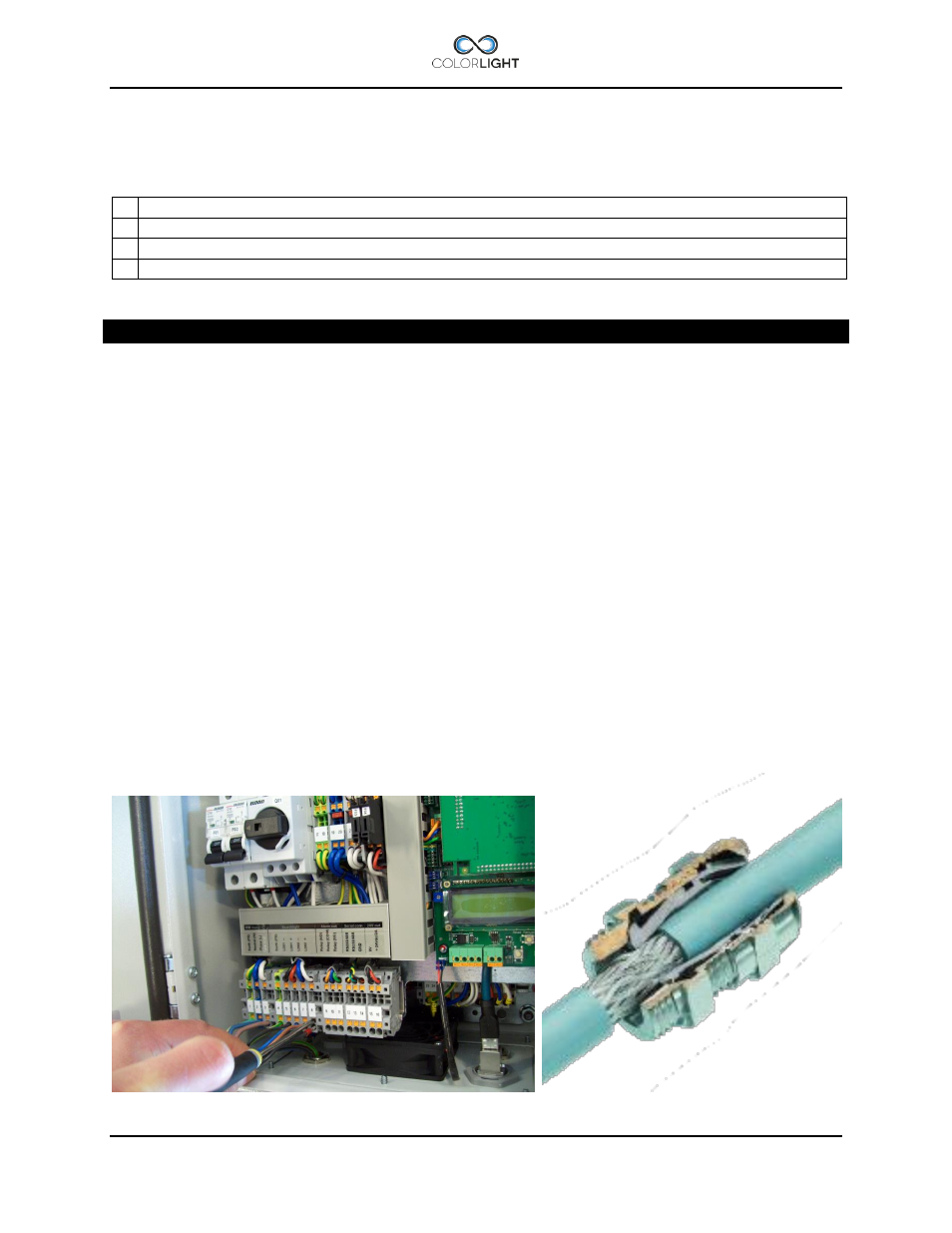 5 electrical box installation, Electrical box installation | Colorlight CL20 User Manual | Page 24 / 48
