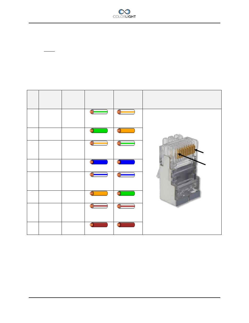 7 ethernet wiring, Ethernet wiring | Colorlight CL20 User Manual | Page 26 / 48