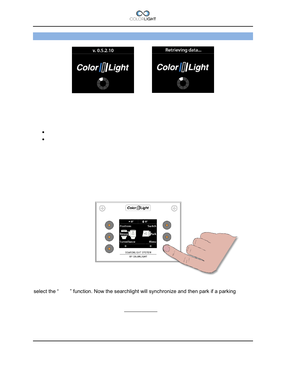 Actions after installation or power failure, Actions after installation or power failure 11 | Colorlight CL25 Installation manual User Manual | Page 30 / 52