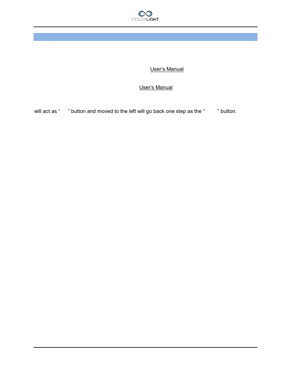 Joystick functions, Joystick functions 13 | Colorlight CL25 Installation manual User Manual | Page 32 / 52