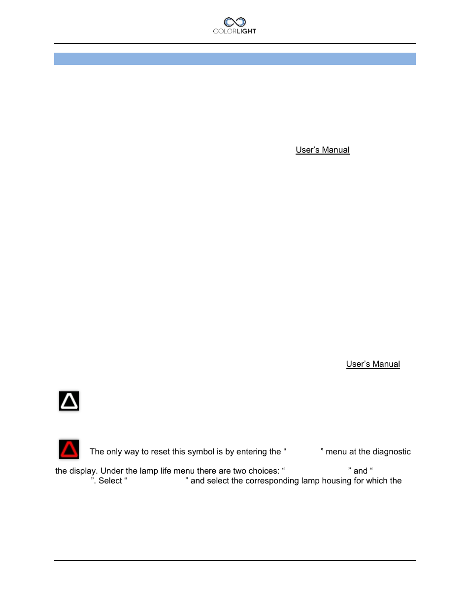 Switch on light, Switch on light 14 | Colorlight CL25 Installation manual User Manual | Page 33 / 52