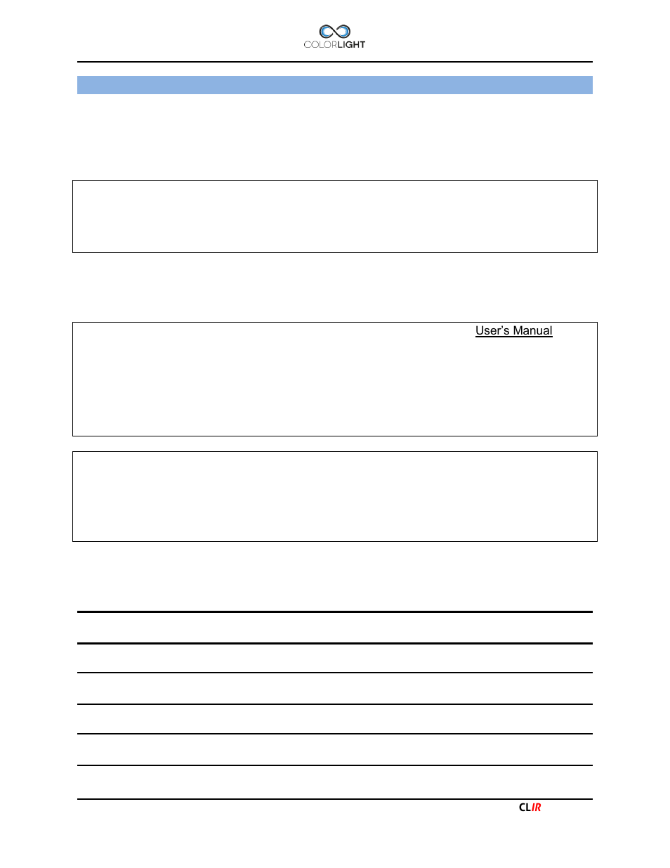 Support | Colorlight CLIR User Manual | Page 16 / 20
