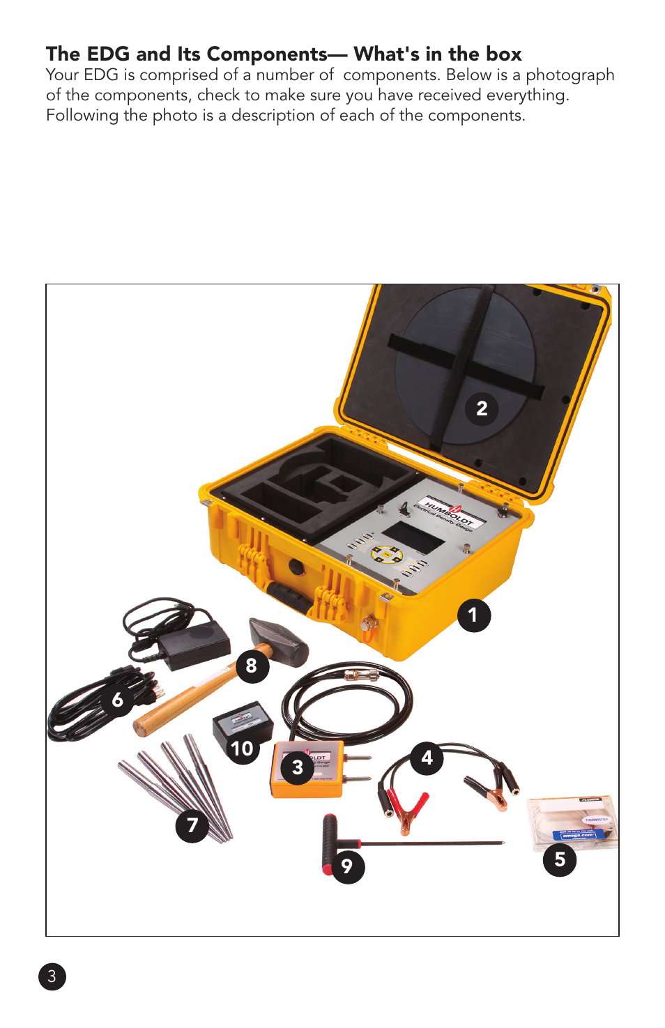 Humboldt H-4114SD.3F Electrical Density Gauge User Manual | Page 6 / 44