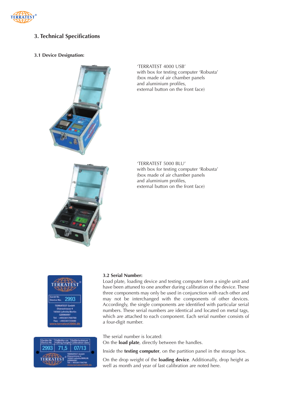 Humboldt 5000 BLU Light Weight Deflectometer User Manual | Page 18 / 96