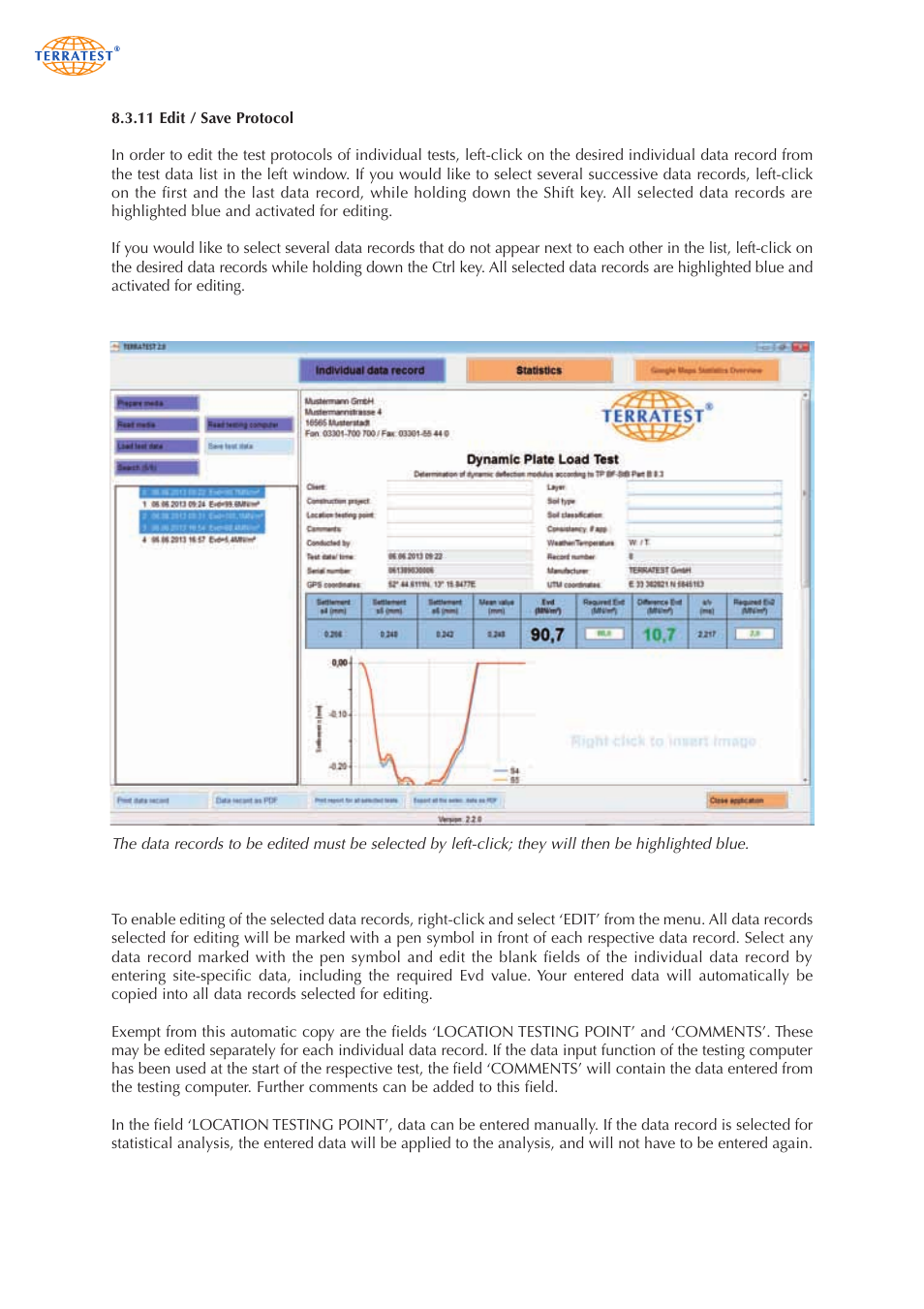 Humboldt 5000 BLU Light Weight Deflectometer User Manual | Page 76 / 96