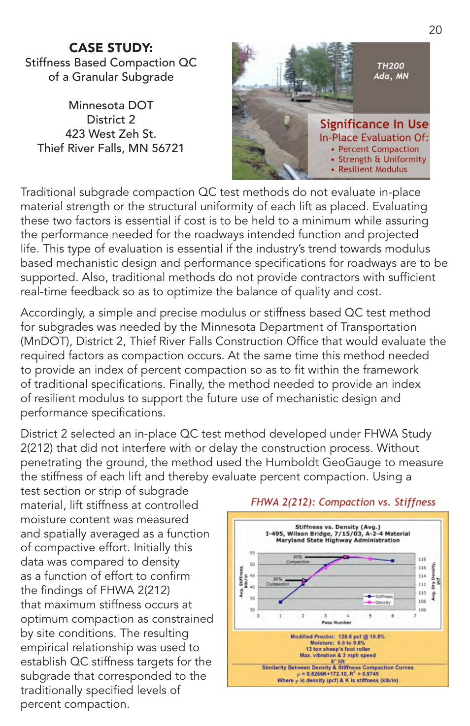 Humboldt H-4140 GeoGauge User Manual | Page 20 / 42