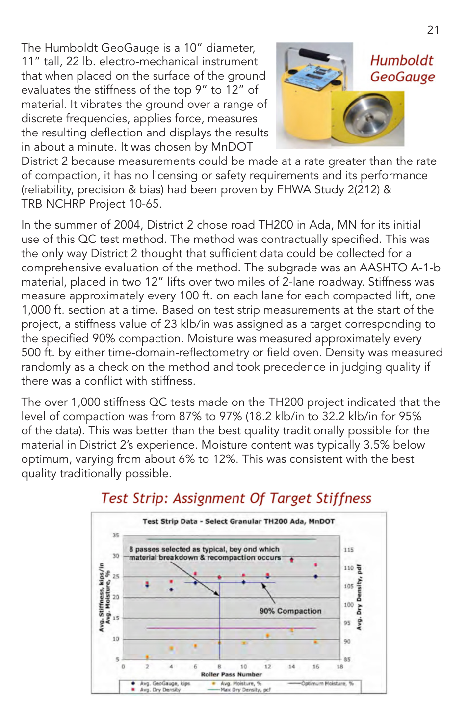 Humboldt H-4140 GeoGauge User Manual | Page 21 / 42