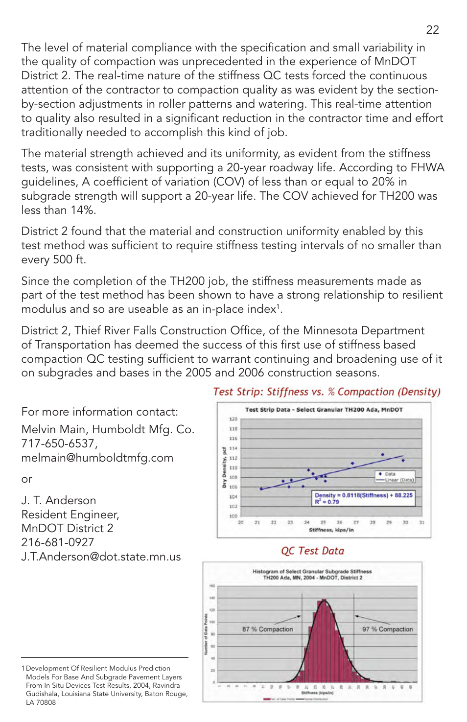 Humboldt H-4140 GeoGauge User Manual | Page 22 / 42