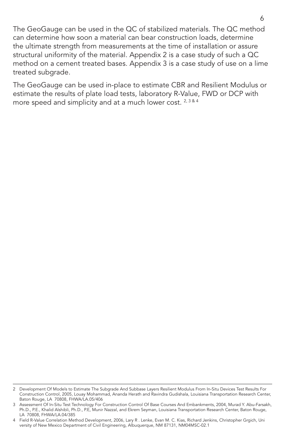 Humboldt H-4140 GeoGauge User Manual | Page 6 / 42