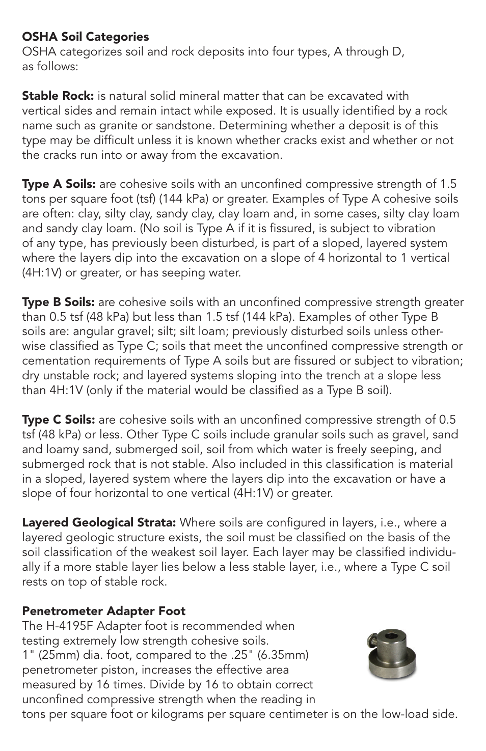 Humboldt H-4195 Soil Penetrometer, Pocket Style User Manual | Page 3 / 4