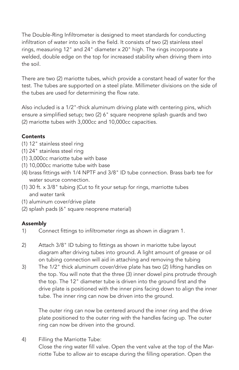 Humboldt HM-4502 Double-Ring Infiltrometer User Manual | Page 2 / 4