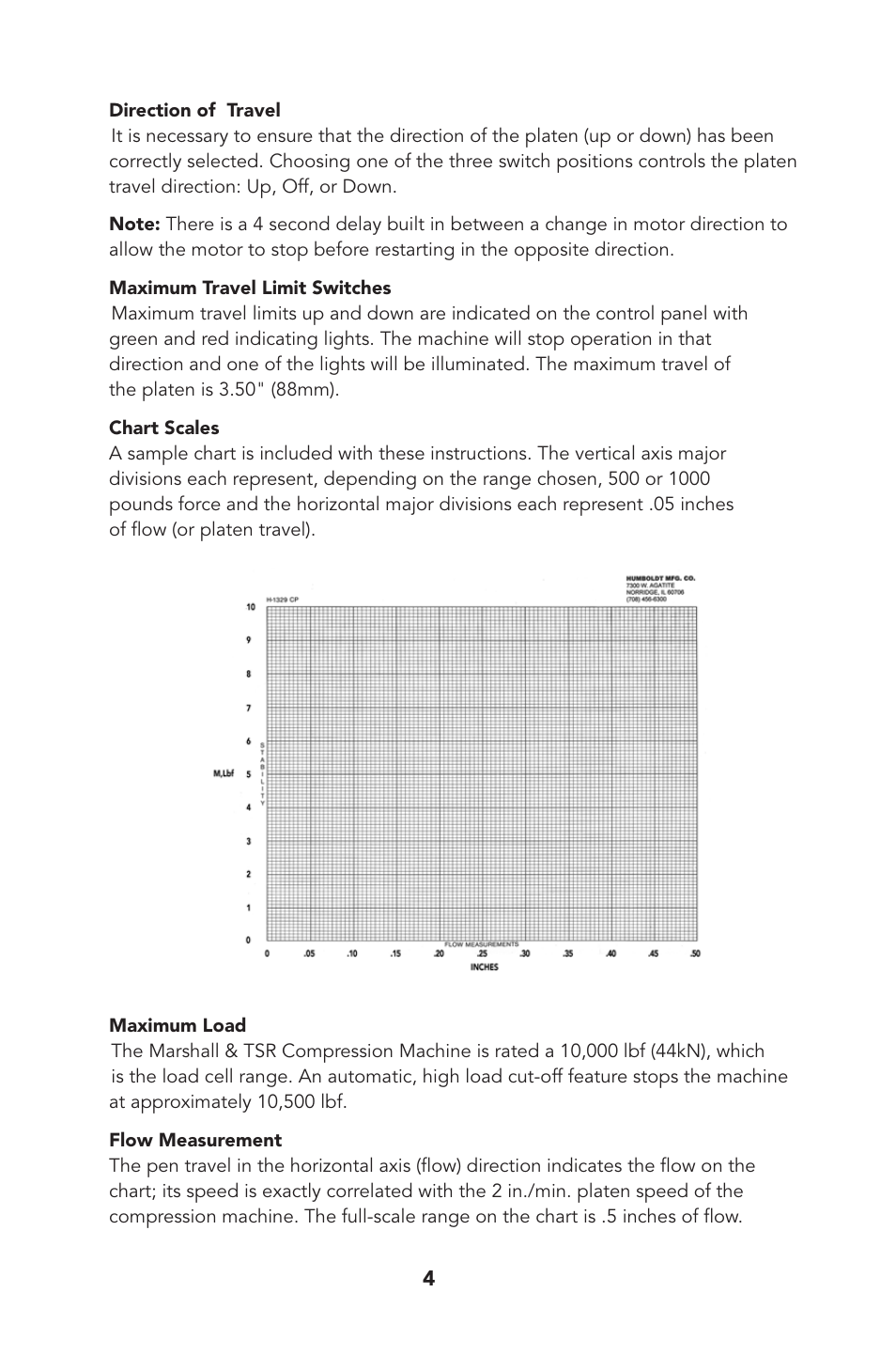 Humboldt H-1322B Marshall and TSR Compression Machine User Manual | Page 6 / 12