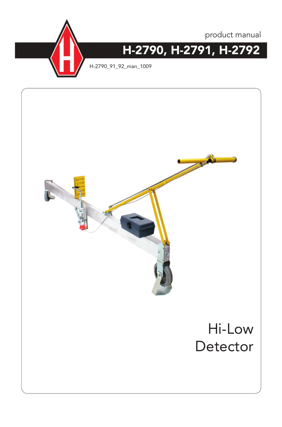 Humboldt H-2792 Hi-Low Detector User Manual | 4 pages