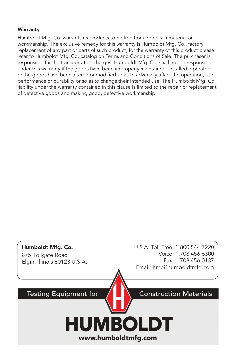 Humboldt H-2792 Hi-Low Detector User Manual | Page 4 / 4