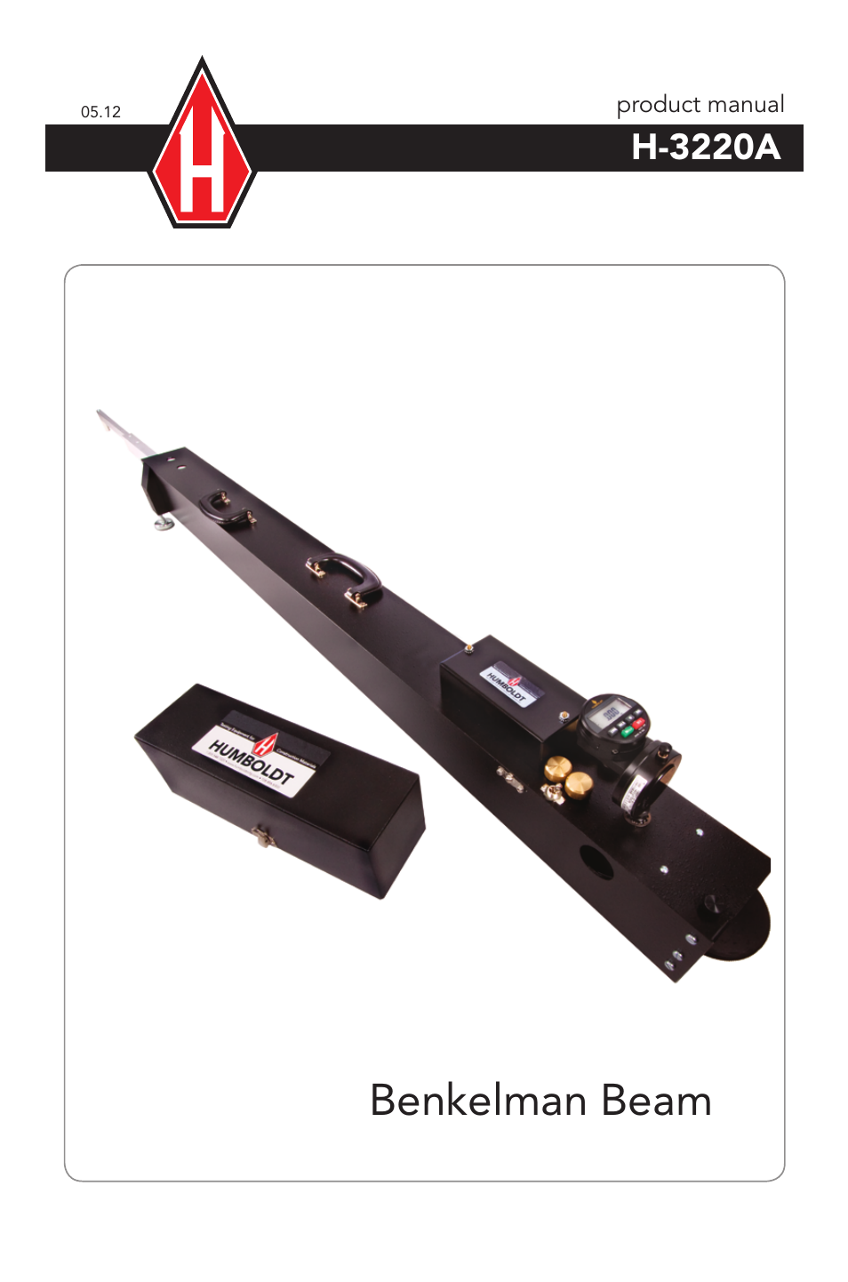 Humboldt H-3220A Benkelman Beam User Manual | 8 pages