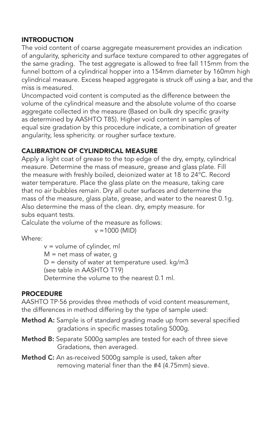 Humboldt H-1686 Void Content Apparatus for Coarse Aggregate User Manual | Page 2 / 4