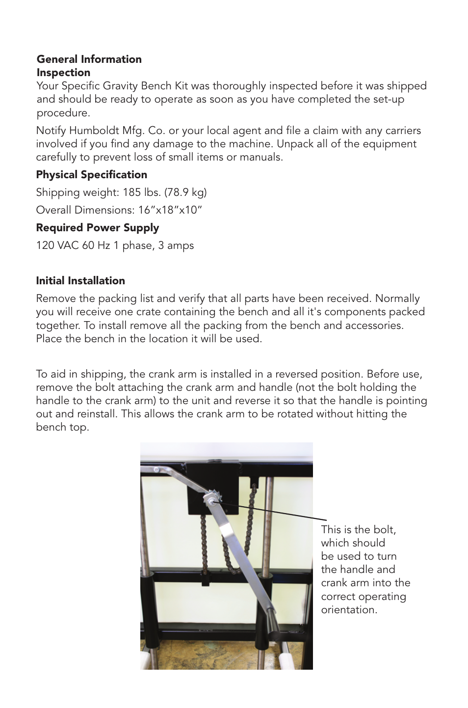 Humboldt H-2713A Specific Gravity Bench Set User Manual | Page 4 / 8