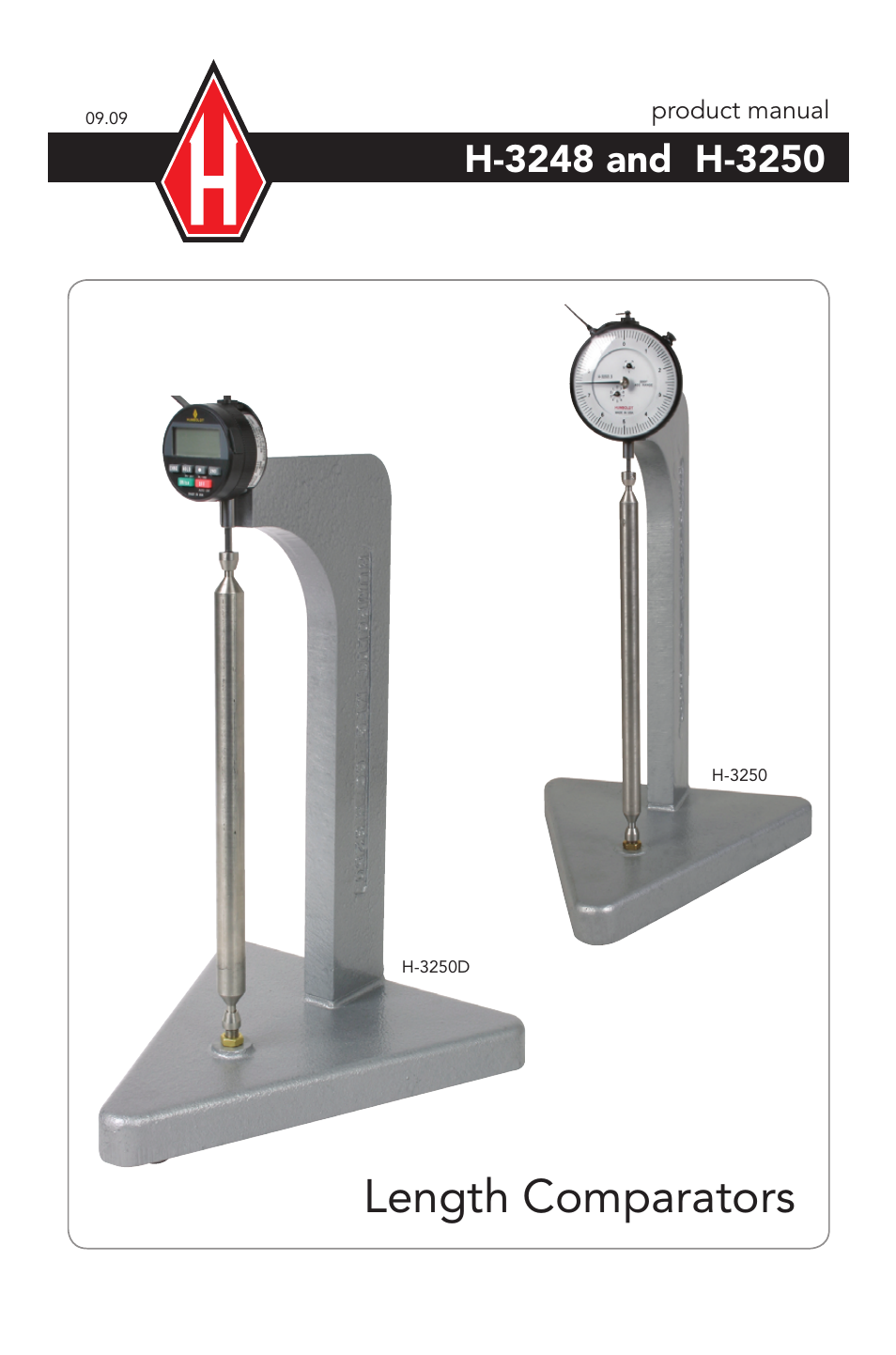 Humboldt H-3250 Length Comparators User Manual | 12 pages