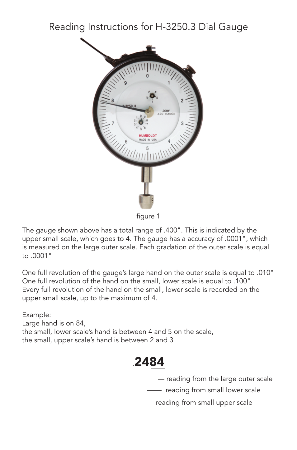 Humboldt H-3250 Length Comparators User Manual | Page 5 / 12