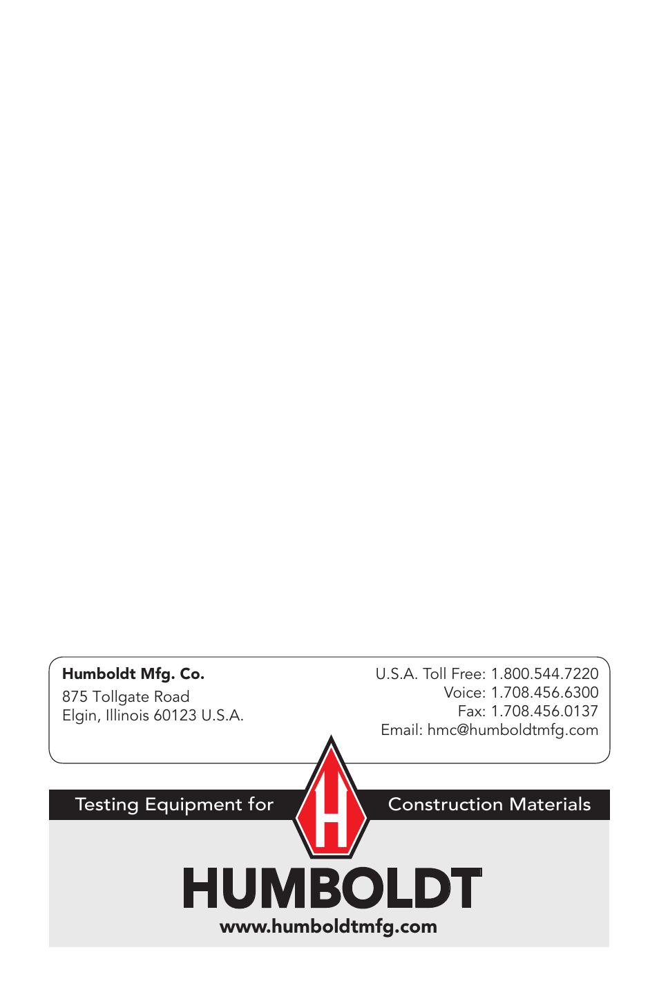 Humboldt | Humboldt H-3493A Organic Impurties Test Set User Manual | Page 2 / 2