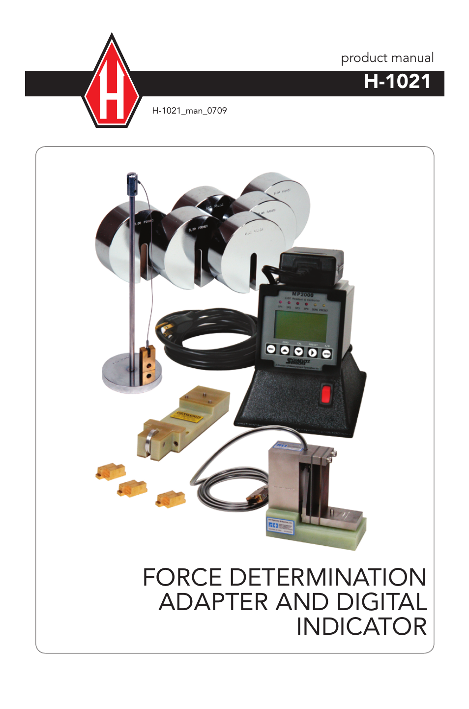 Humboldt H-1021 Force Determination Adapter User Manual | 12 pages