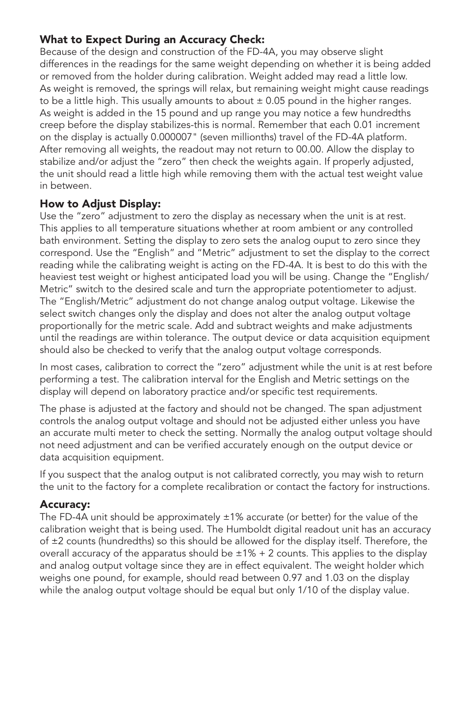 Humboldt H-1021 Force Determination Adapter User Manual | Page 6 / 12