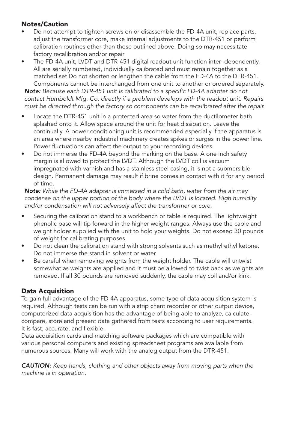 Humboldt H-1021 Force Determination Adapter User Manual | Page 8 / 12
