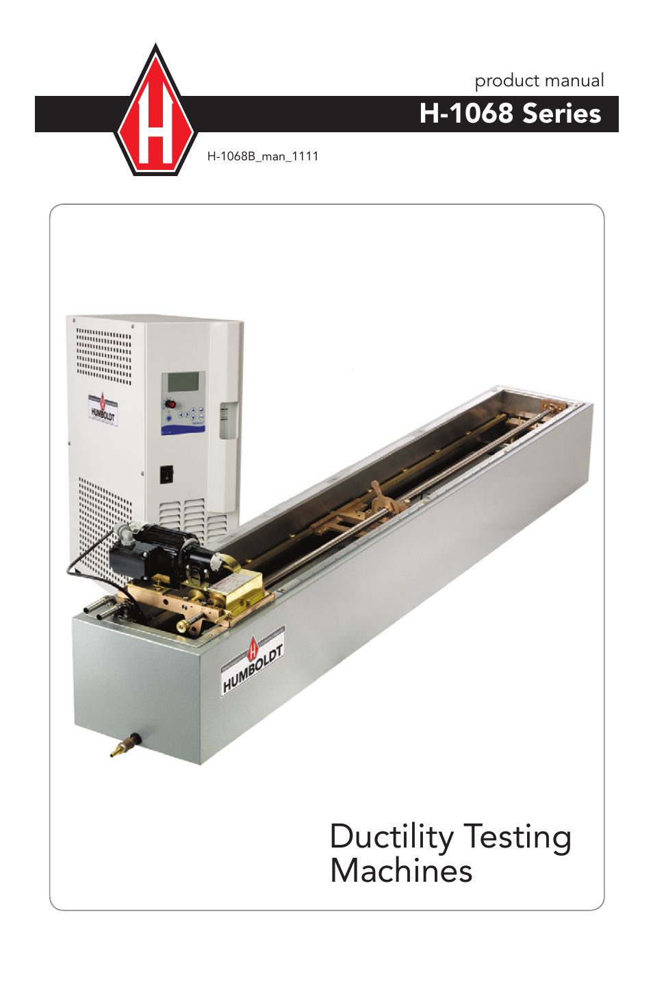 Humboldt H-1068 Series Ductility Testing Machines User Manual | 8 pages
