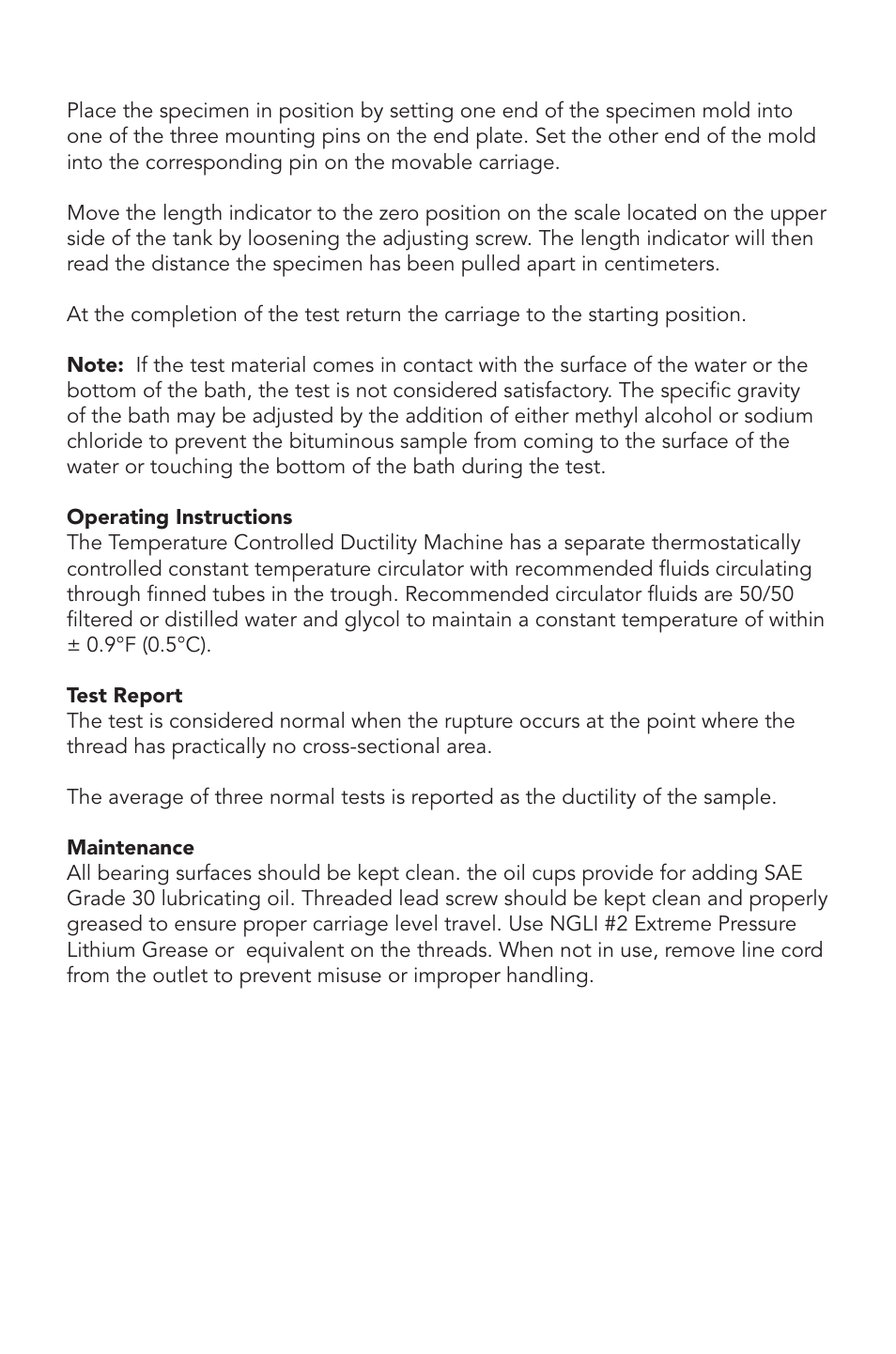 Humboldt H-1068 Series Ductility Testing Machines User Manual | Page 5 / 8