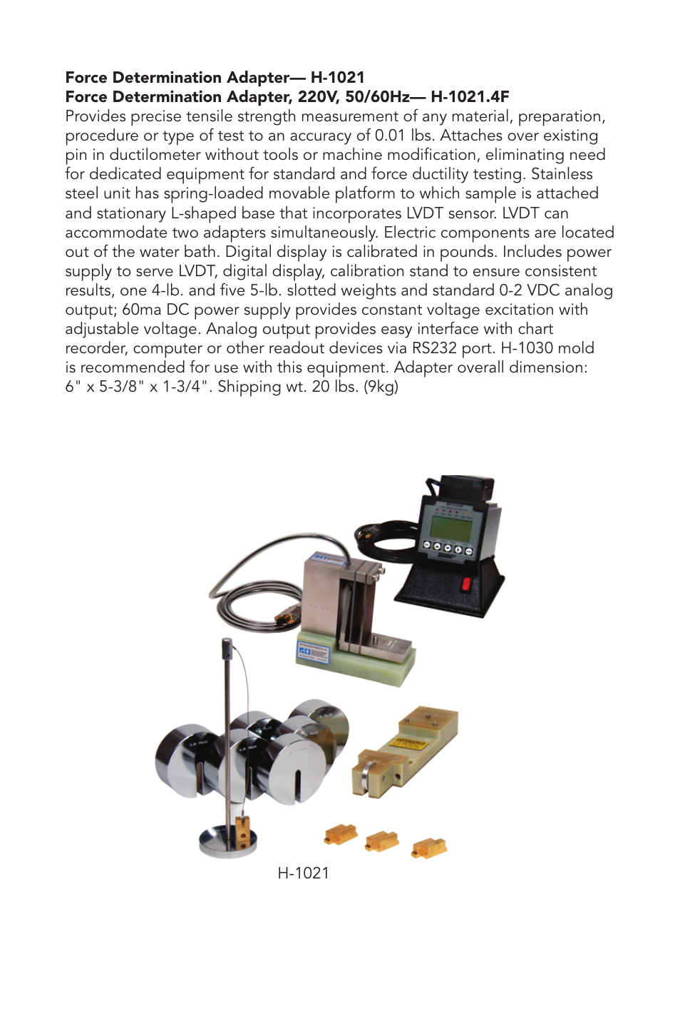 Humboldt H-1068 Series Ductility Testing Machines User Manual | Page 7 / 8
