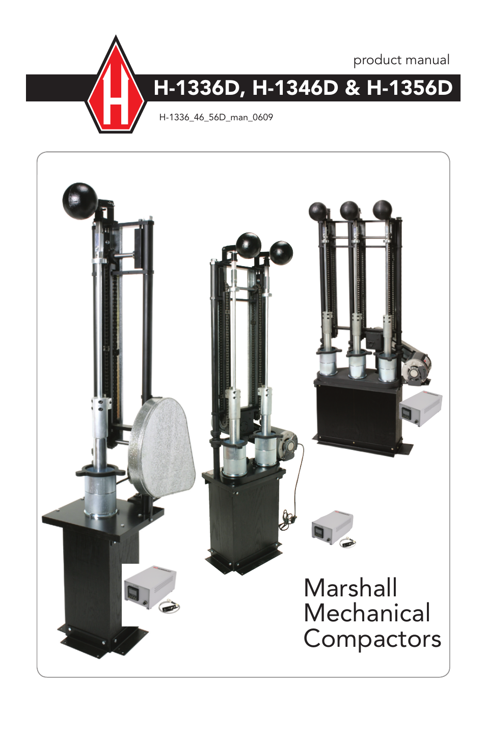 Humboldt H-1356D Marshall Mechanical Compactors User Manual | 8 pages