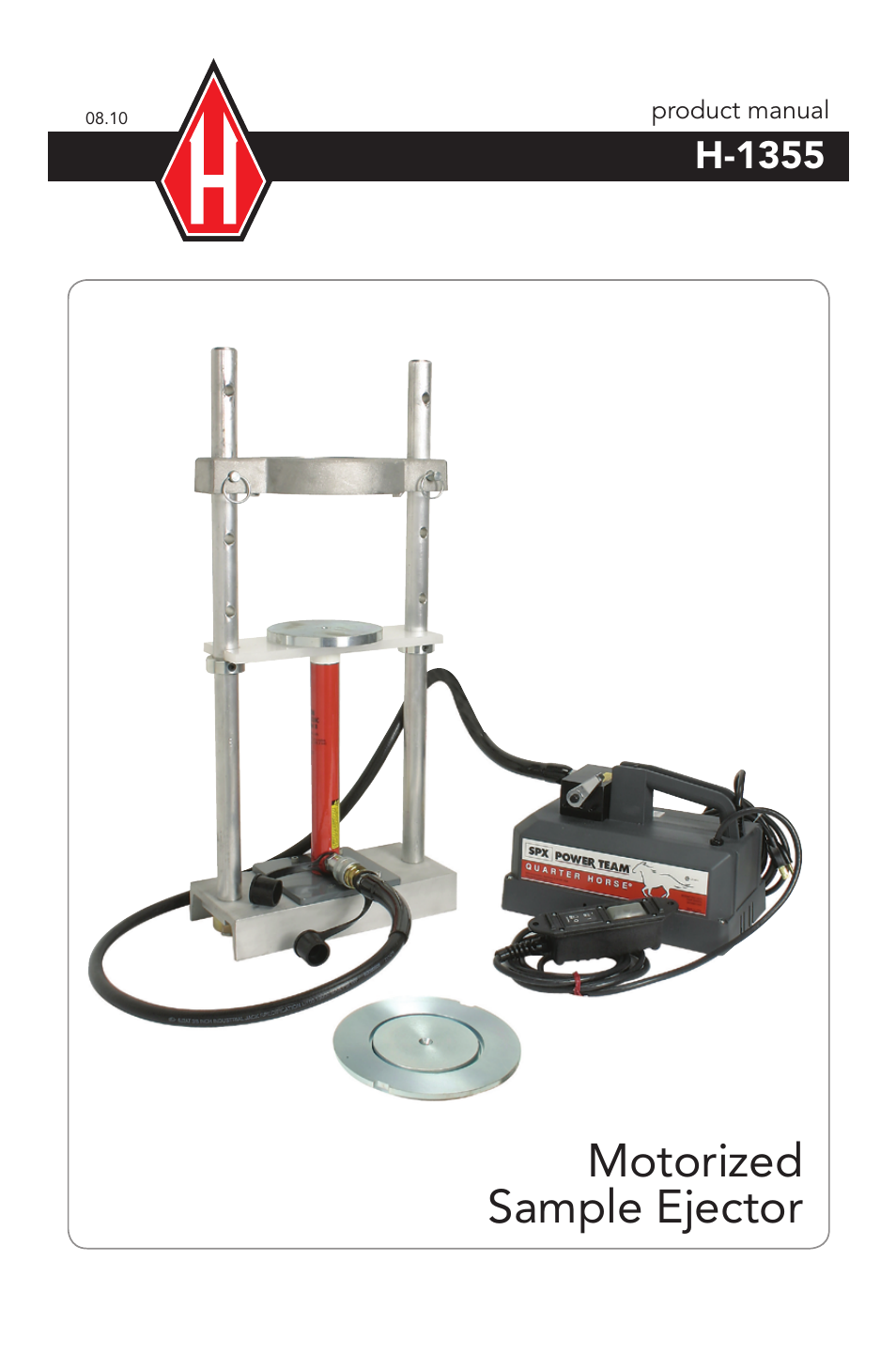 Humboldt H-1355 Motorized Sample Ejector User Manual | 4 pages