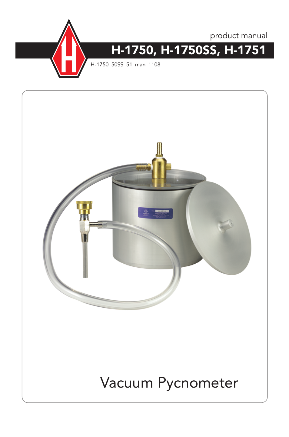 Humboldt H-1751 Vacuum Pycnometer User Manual | 4 pages