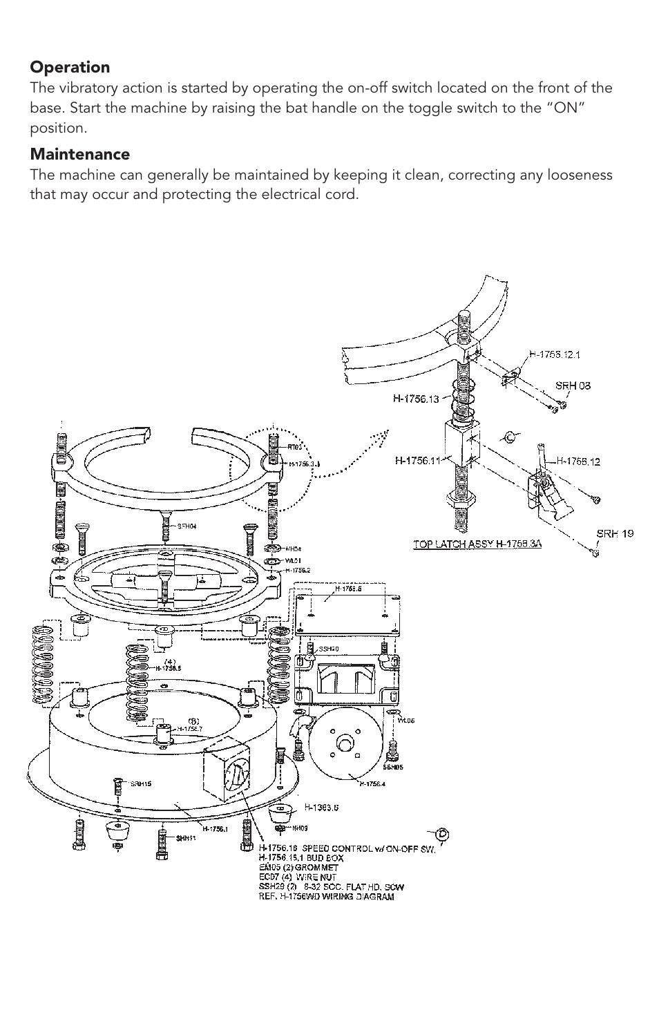 Humboldt H-1756.4F Vibrating, De-airing Device User Manual | Page 3 / 4