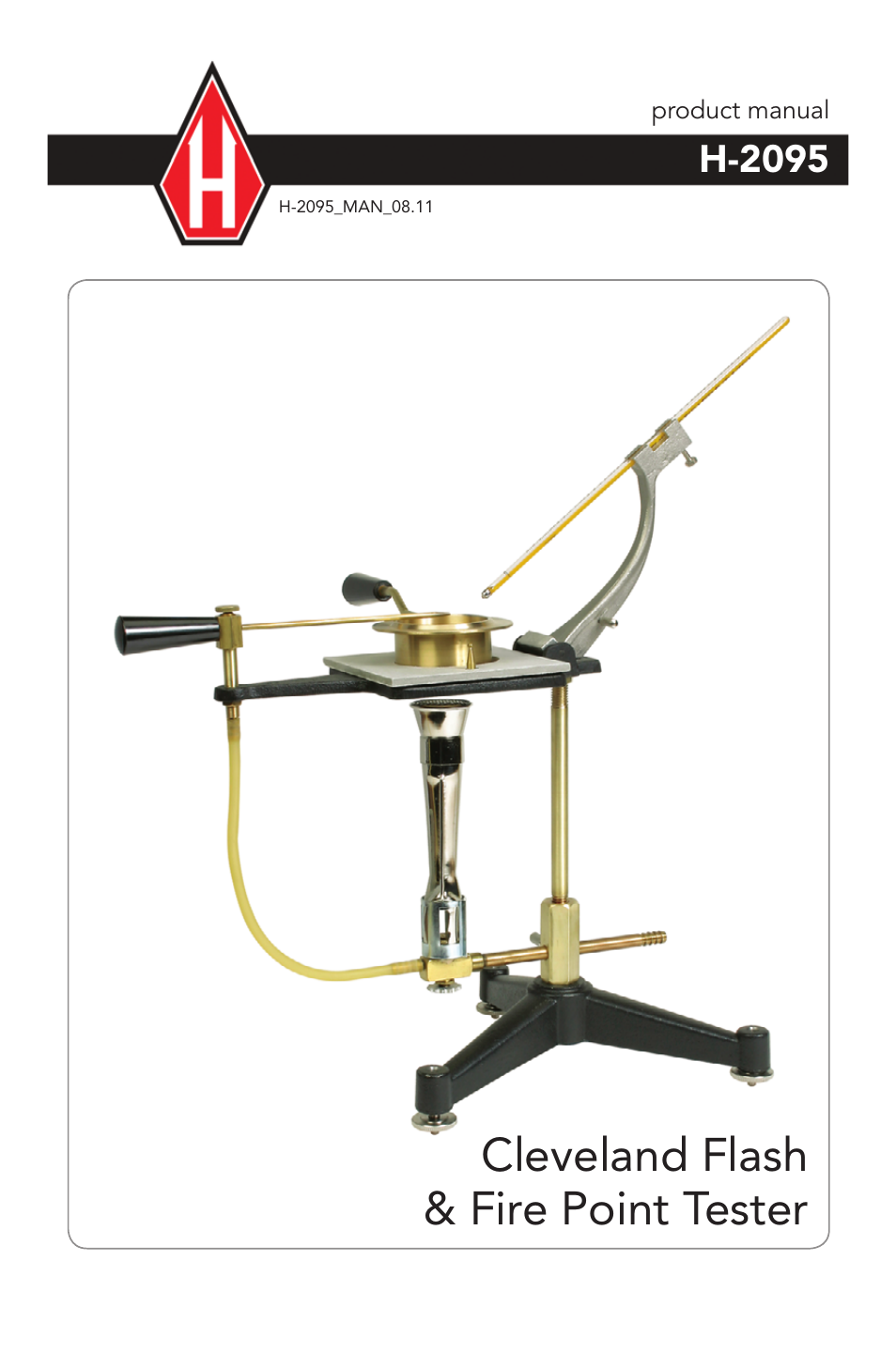 Humboldt H-2095 Cleveland Flash & Fire Point Tester User Manual | 4 pages