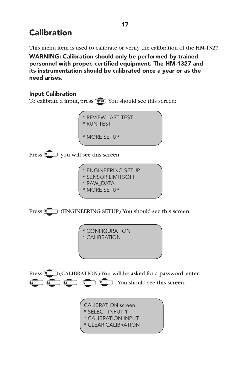 Calibration | Humboldt HM-1327 Humboldt Marshall/TSR Loader User Manual | Page 20 / 32