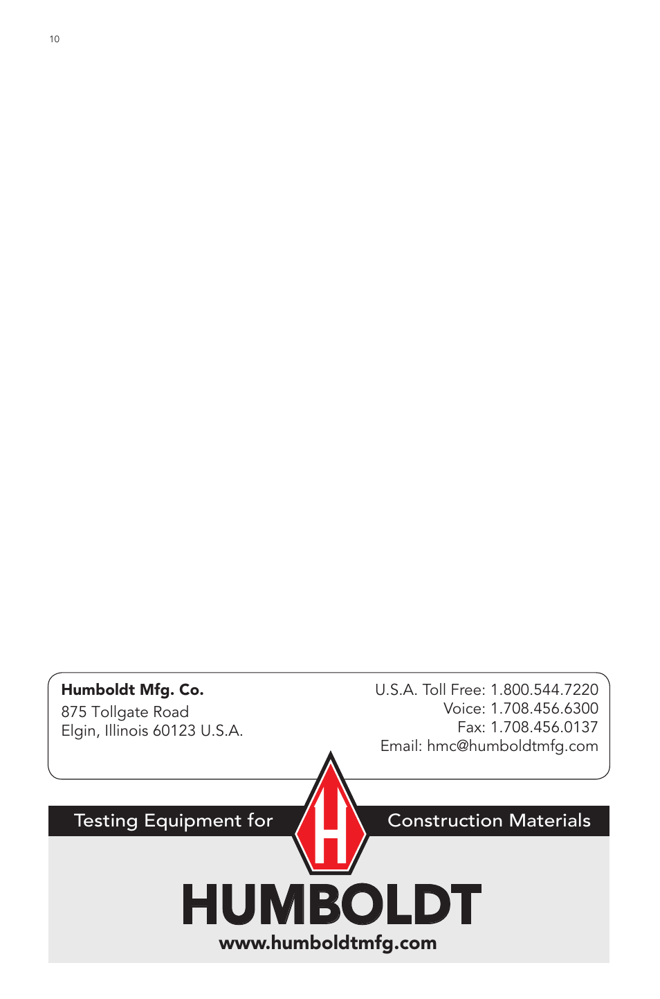 Humboldt | Humboldt HM-1327 Humboldt Marshall/TSR Loader User Manual | Page 32 / 32