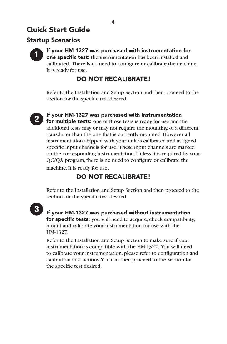 Quick start guide | Humboldt HM-1327 Humboldt Marshall/TSR Loader User Manual | Page 7 / 32