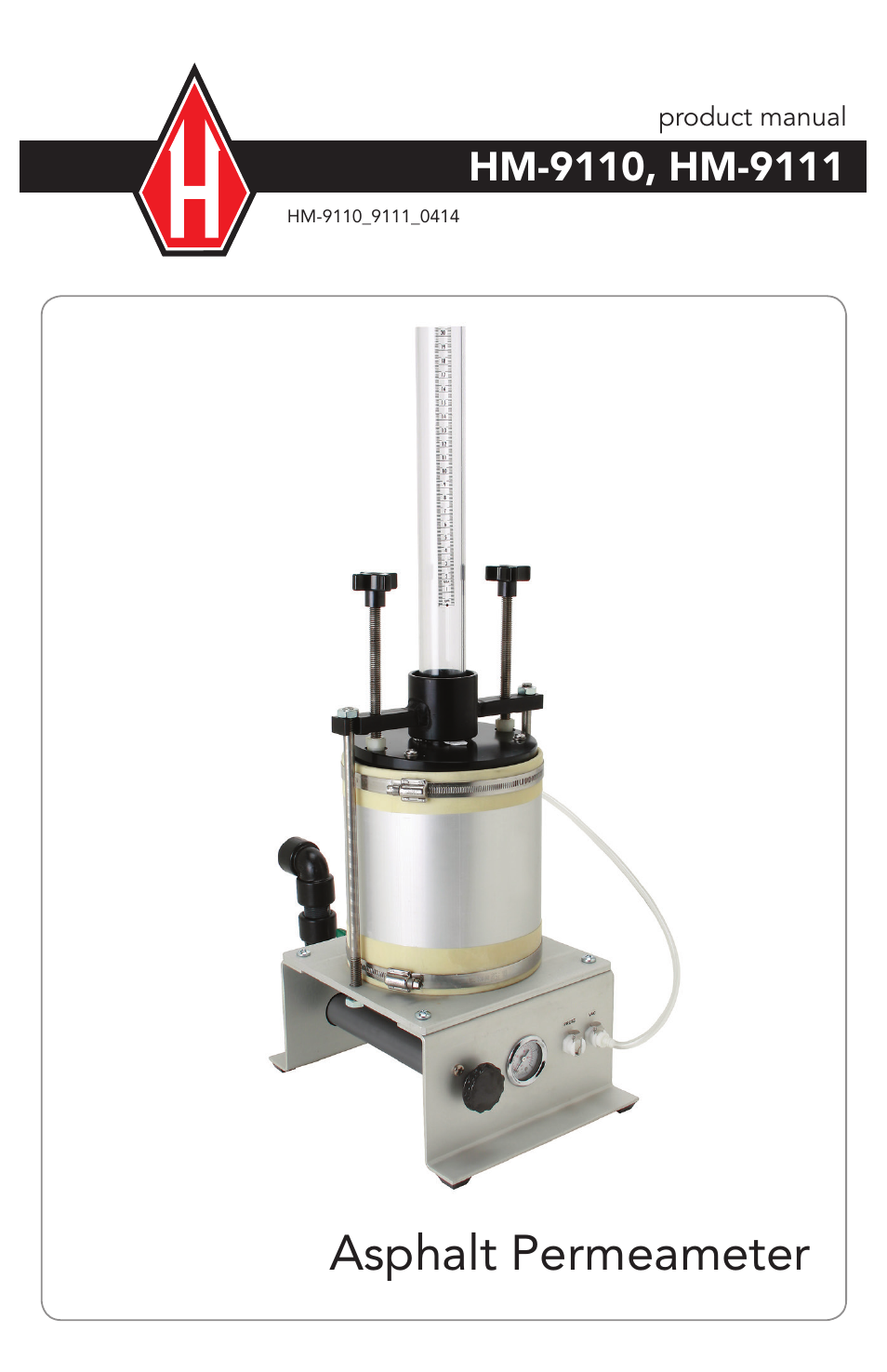 Humboldt HM-9111 Asphalt Permeameter User Manual | 4 pages