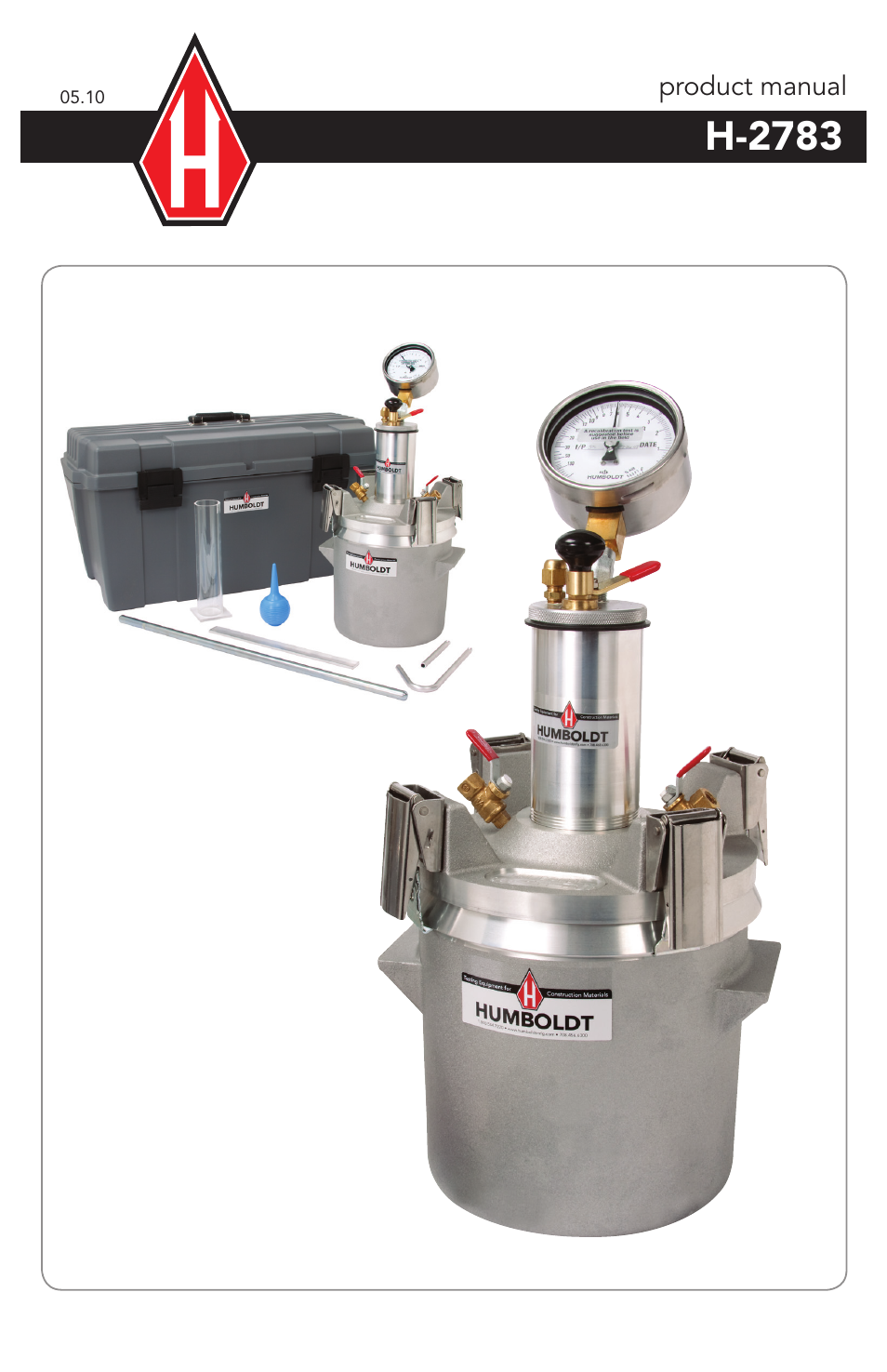 Humboldt H-2783 Pressure Meter User Manual | 8 pages