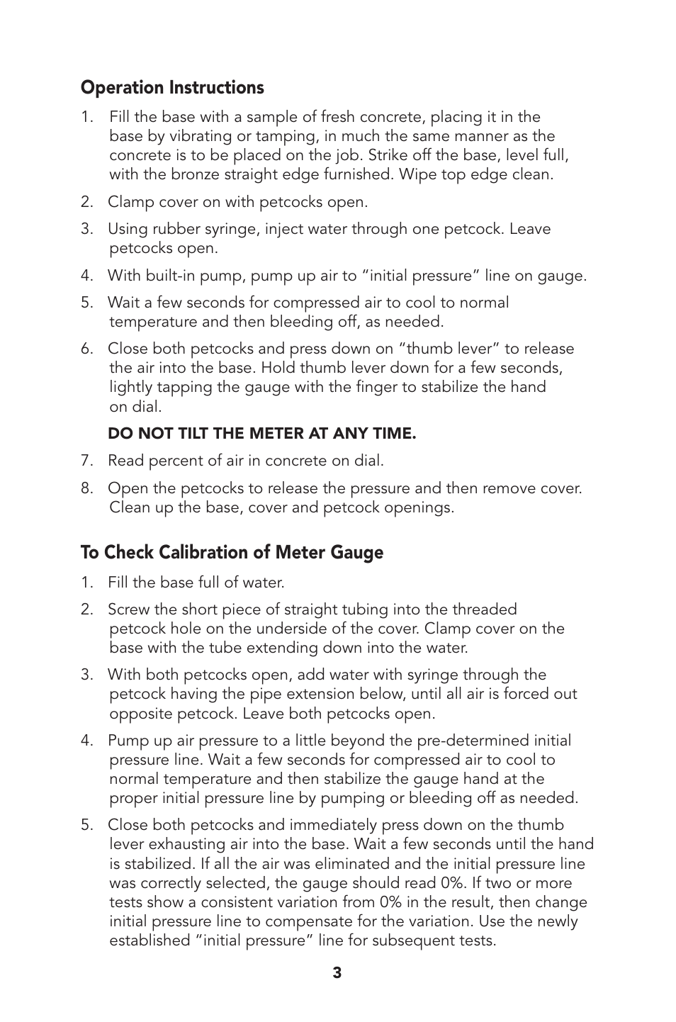 Operation instructions | Humboldt H-2786 Air Meter User Manual | Page 4 / 8