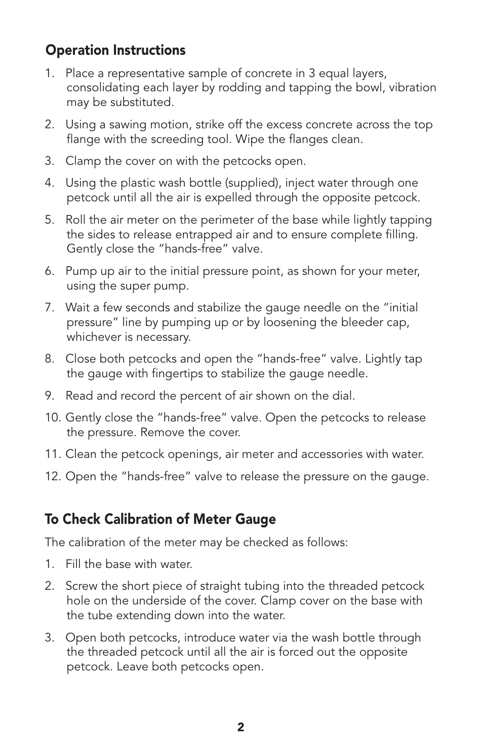 Operation instructions | Humboldt H-2786C Air Meter User Manual | Page 3 / 8