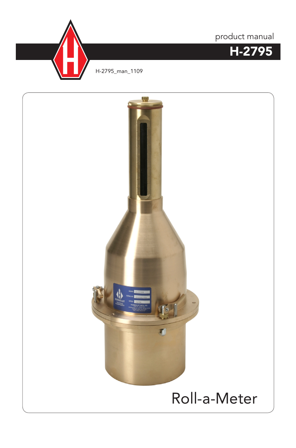 Humboldt H-2795 Roll-a-Meter User Manual | 8 pages