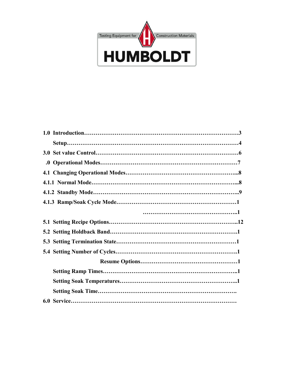 Humboldt H-3185B CONTROLLER User Manual | Page 2 / 21