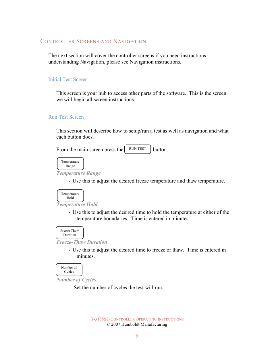 Humboldt H-3185SD CONTROLLER User Manual | Page 5 / 13